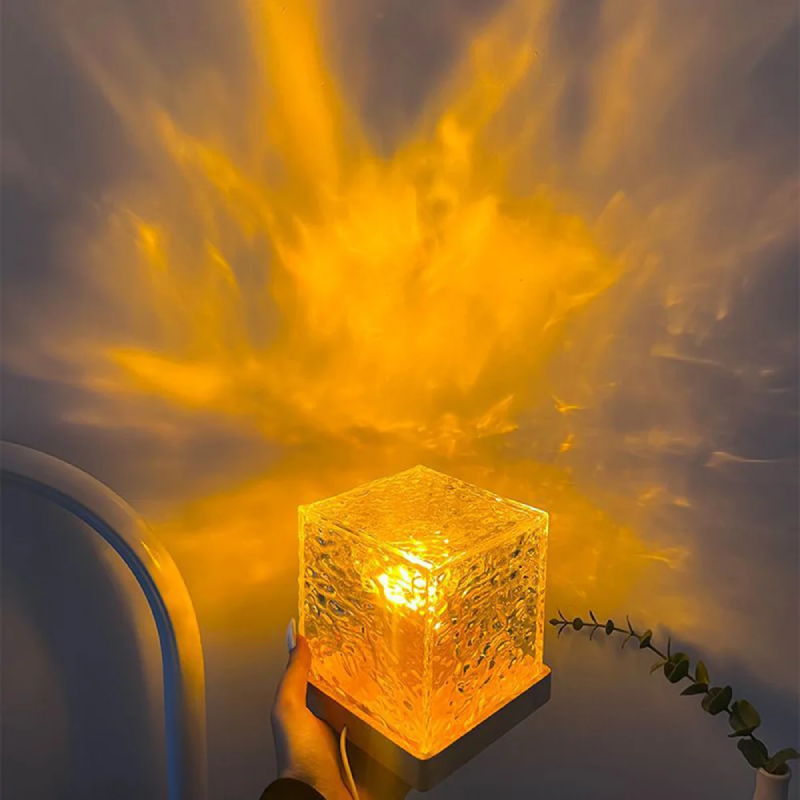 Night Light Projector with Mesmerizing Wave Effects – Soothing LED Lamp for Relaxation and Tranquil Ambiance