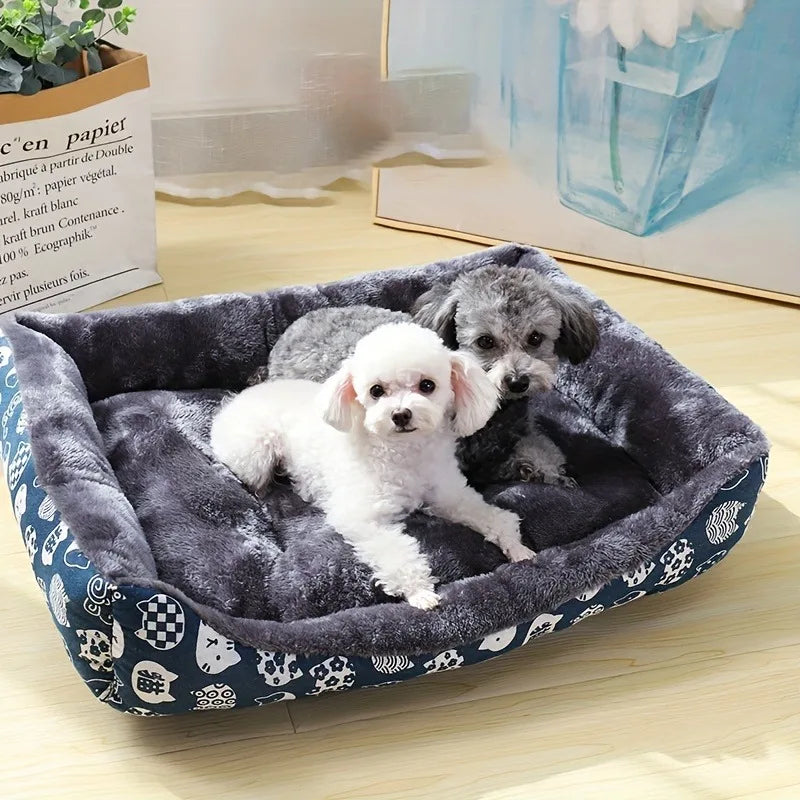 Premium Large Dog Bed - Comfortable & Durable Pet Bed for Dogs and Cats, Easy to Clean