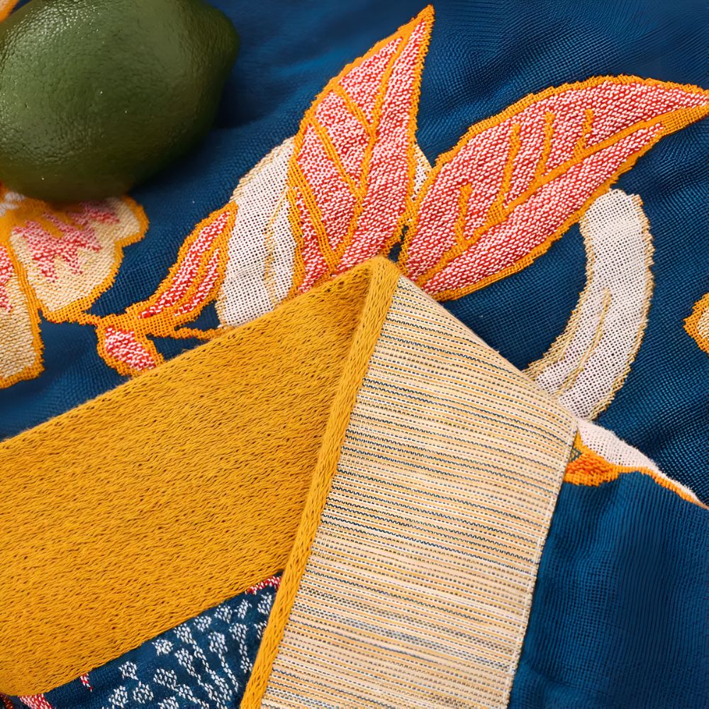 Reversible Floral Blanket - Soft Cotton Throw Blanket for All-Season Comfort and Home Decor 1