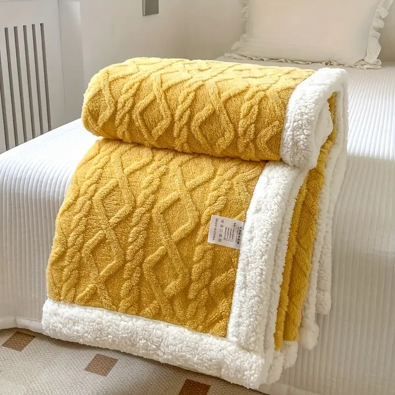 Reversible Sherpa Throw Blanket - Soft Fleece, Cozy 50x60 Inches, Lightweight for Year-Round Use, Machine Washable 8