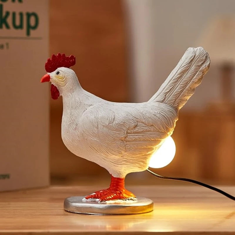 Decorative Chicken Night Light – Fun LED Lamp for Easter Home Decor, Soft Warm Light, Battery-Operated, Indoor Use-2