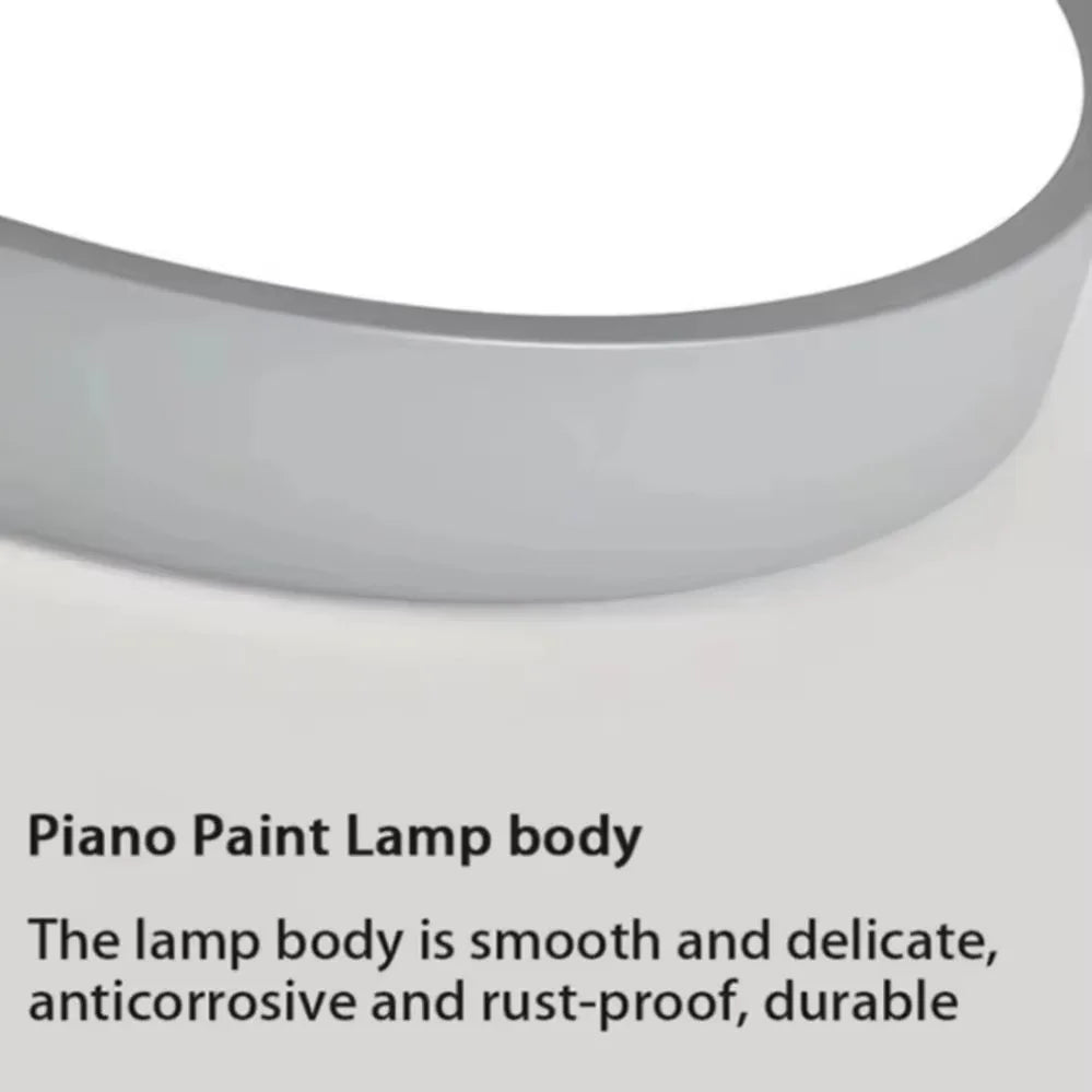 Modern LED Ceiling Light with Remote Control – Dimmable Round Lamp for Living Room, Bedroom, and Kitchen-5