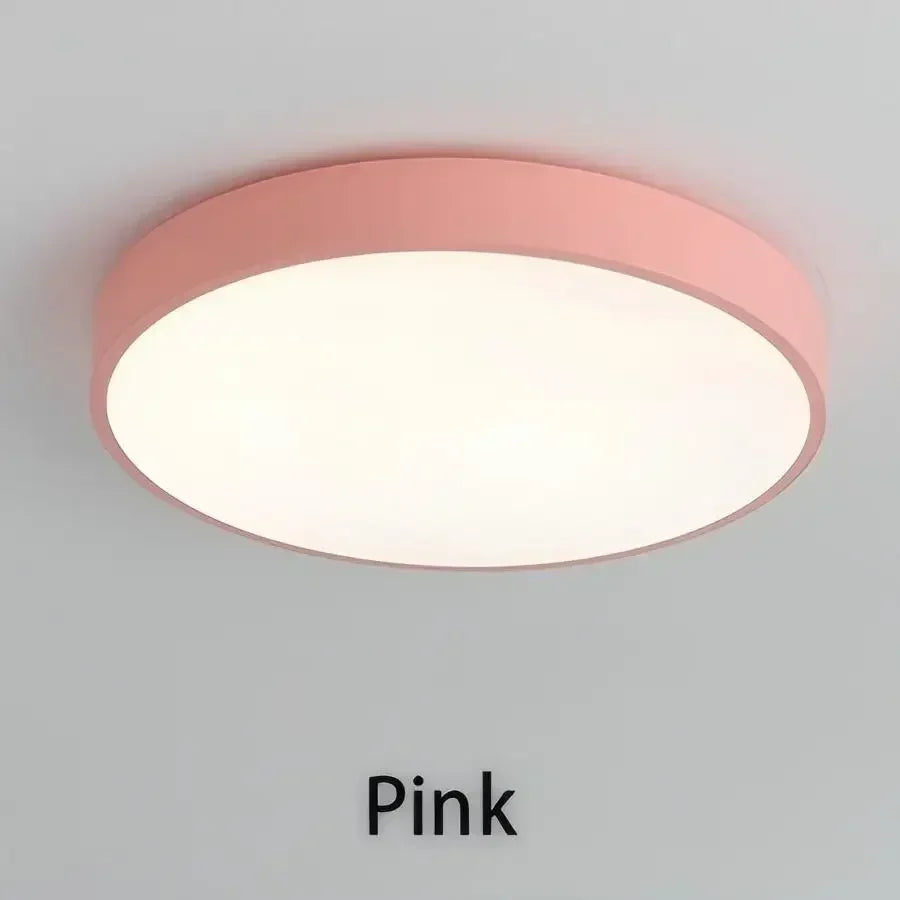 Variant image for Modern LED Ceiling Light with Remote Control – Dimmable Round Lamp for Living Room, Bedroom, and Kitchen-12