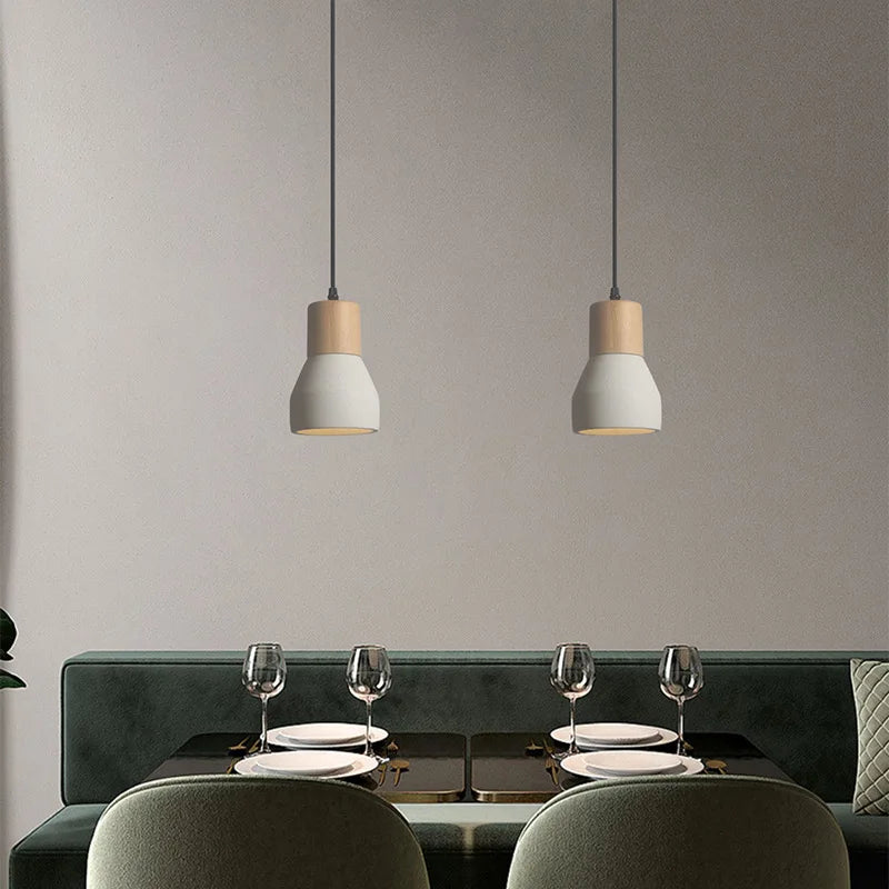 Modern Cement Pendant Lamp – Stylish Nordic Design for Kitchen Pendant Lighting and Contemporary Spaces