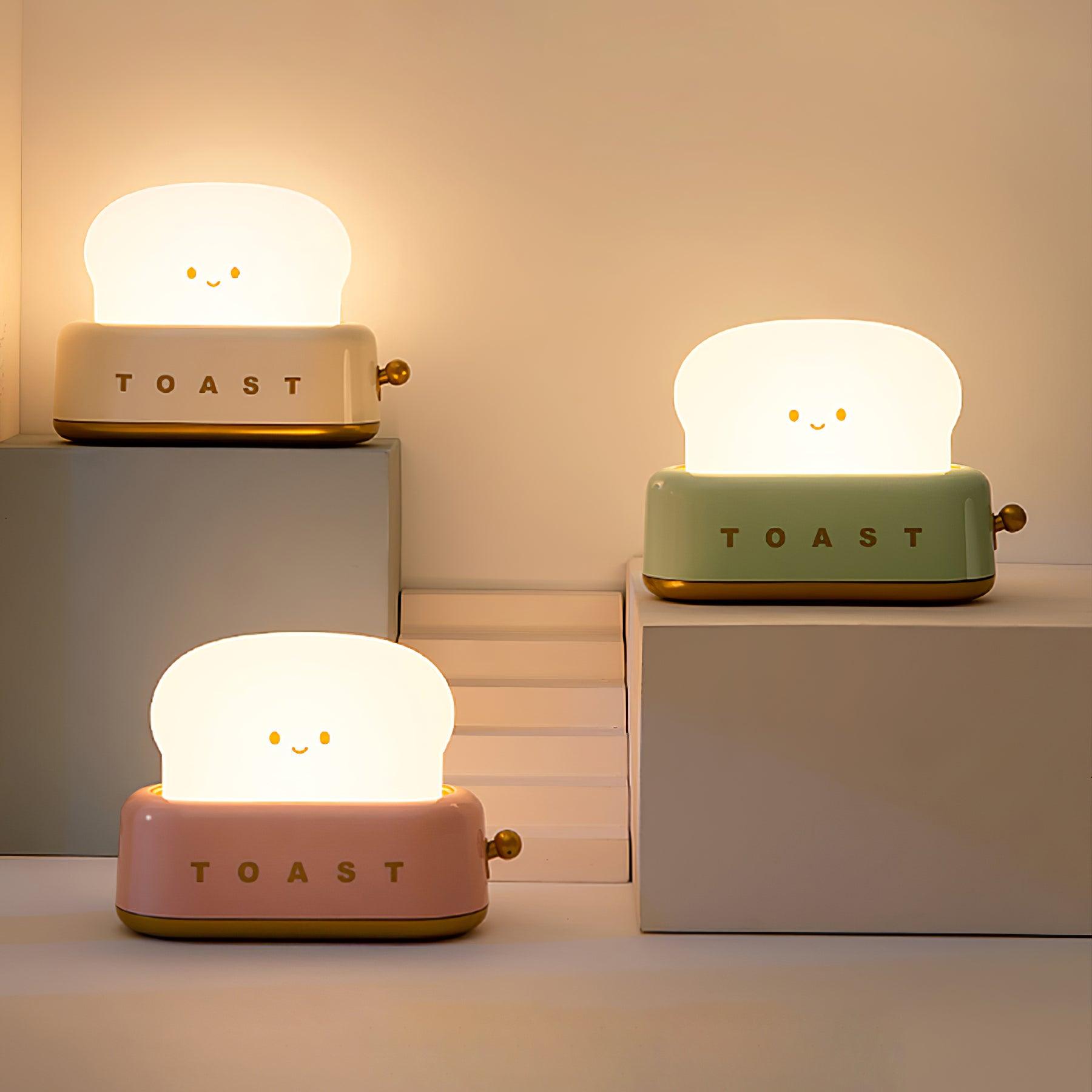 ToastyGlow Table Lamp – Adorable Rechargeable Night Light-2