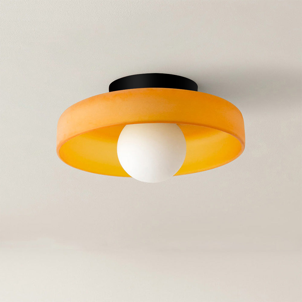 Modern Round LED Ceiling Light – Sleek Minimalist Design, Dimmable Indoor Lighting for Living Room, Bedroom, or Kitchen
