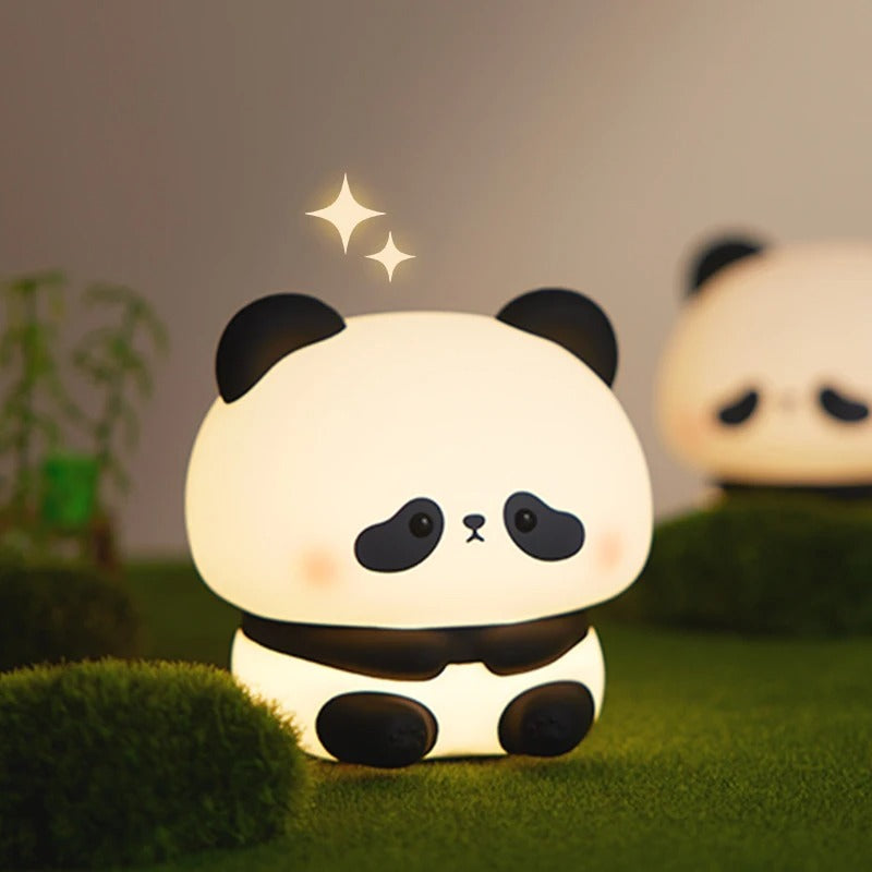 Sleepy Panda Night Light - Soft LED Lamp for Kids, Nursery, and Relaxing Sleep Atmosphere